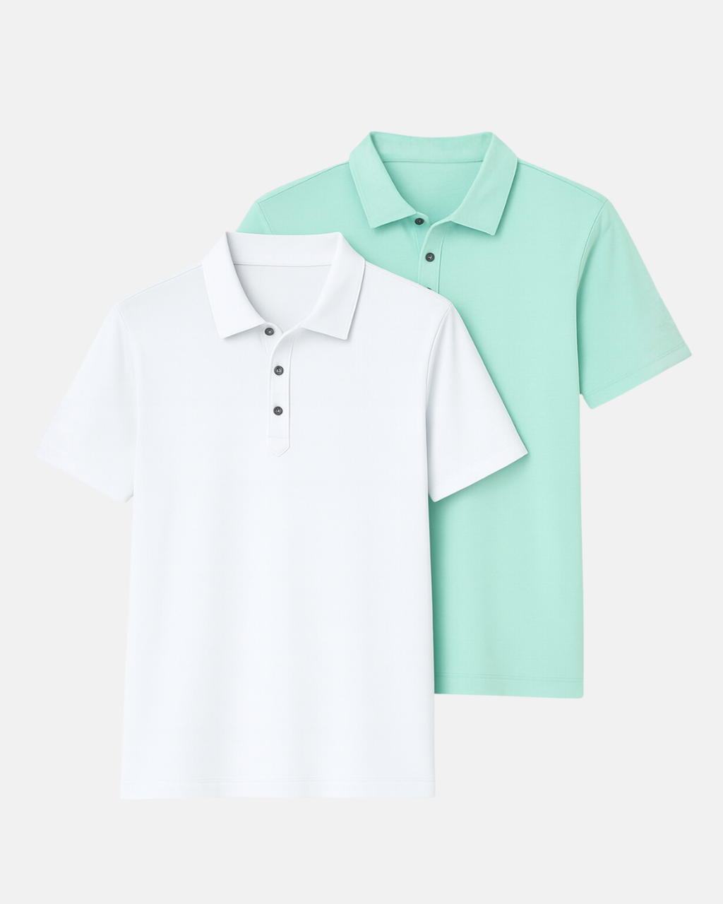 Buki Cinqo Polo 2-Pack - White/Julep