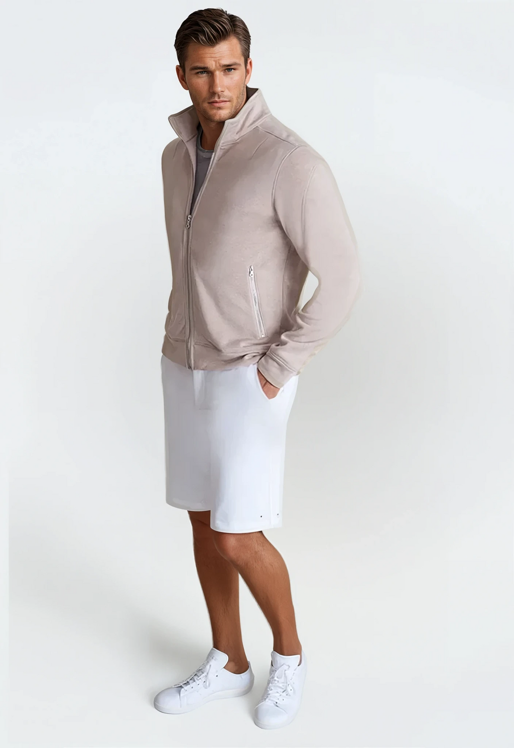 Breckenridge Full-Zip Sweatshirt - Camel