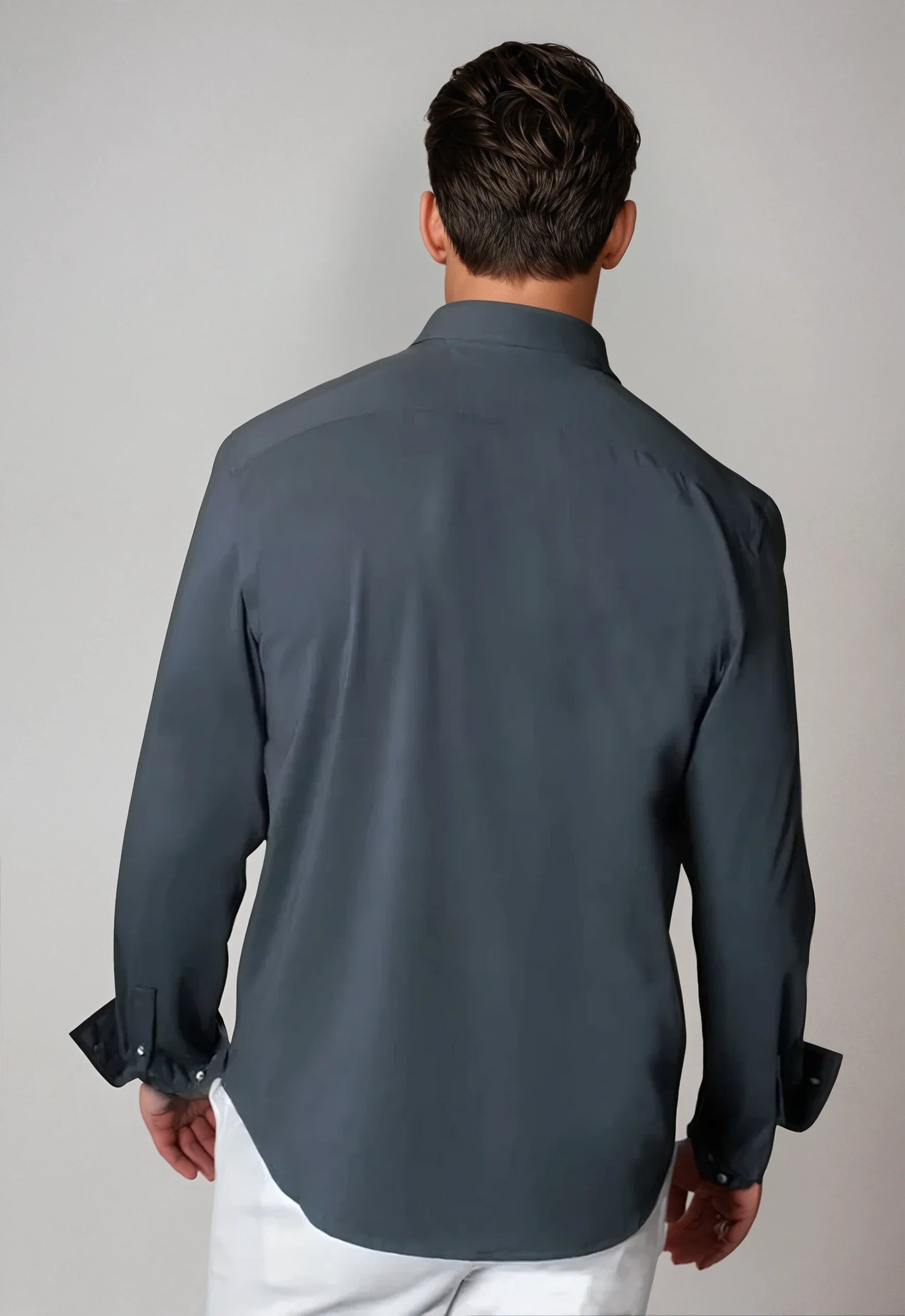 Cinqo 'Single Shot' Long Sleeve Shirt - Blue Night