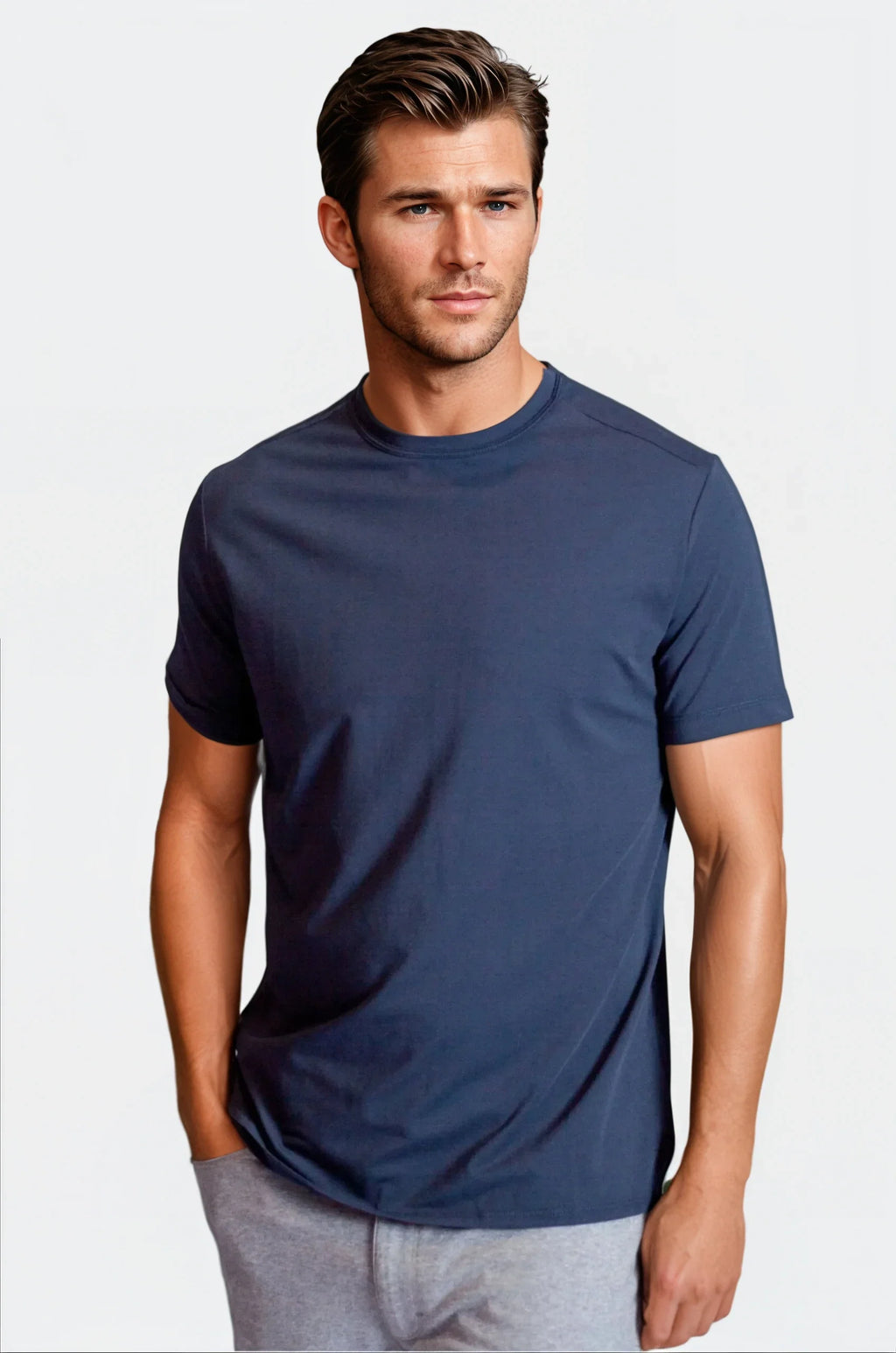 Buki Cinqo Tech Tee 3-Pack - White/Blue Night/Black