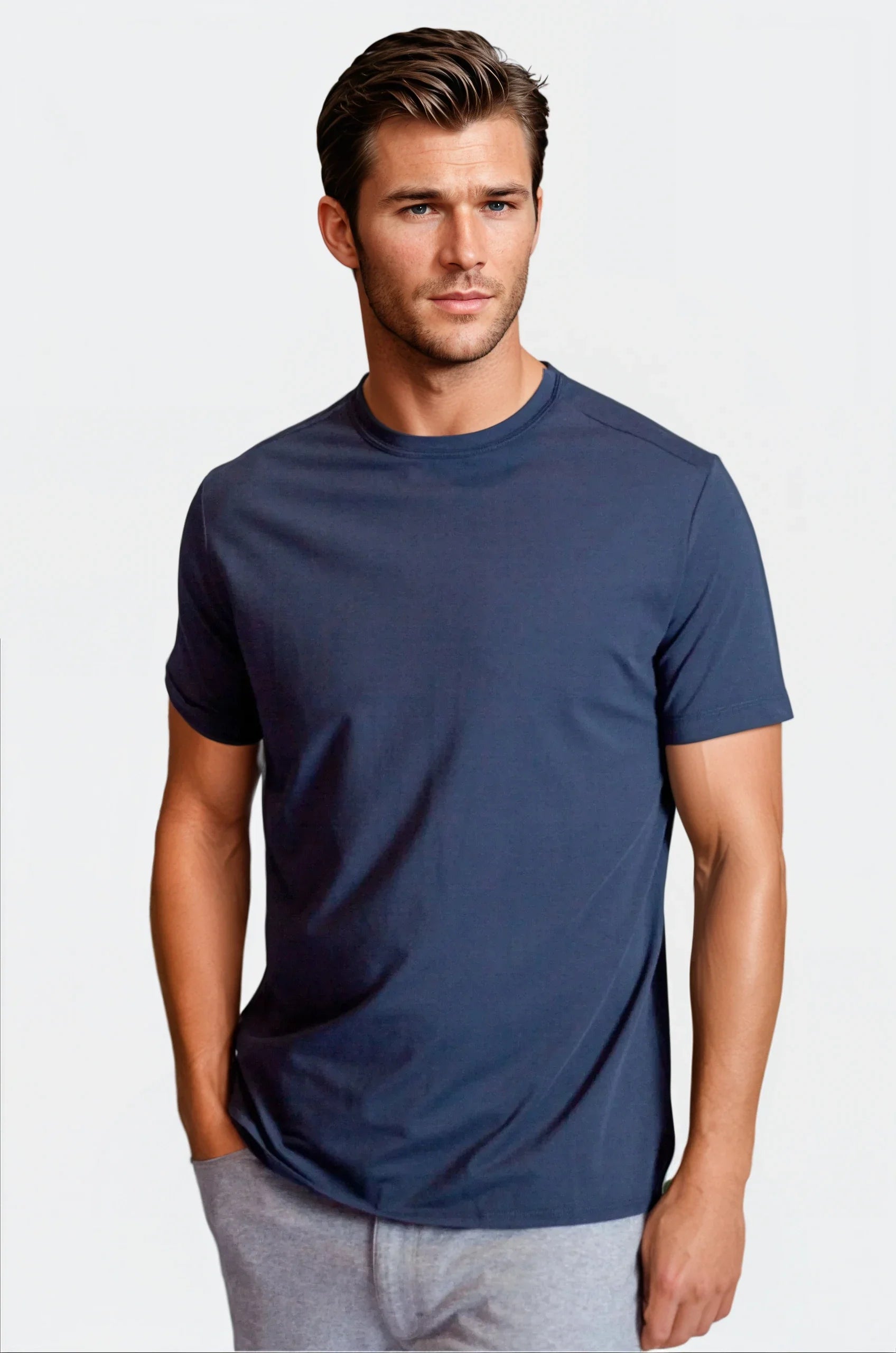 Buki Cinqo Tech Tee 3-Pack - White/Blue Night/Black