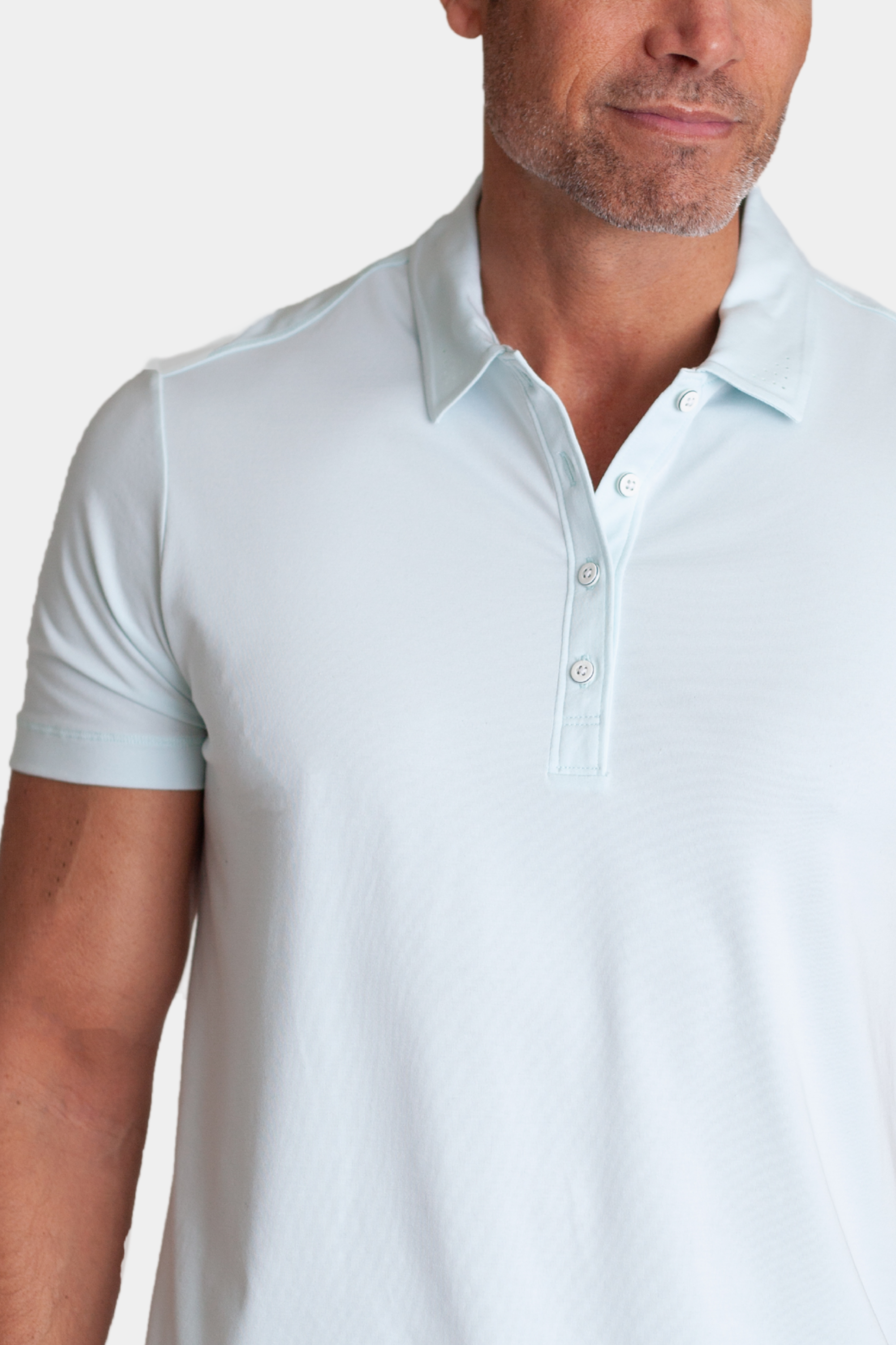 Coolest Polo Tech Shirt - Light Blue
