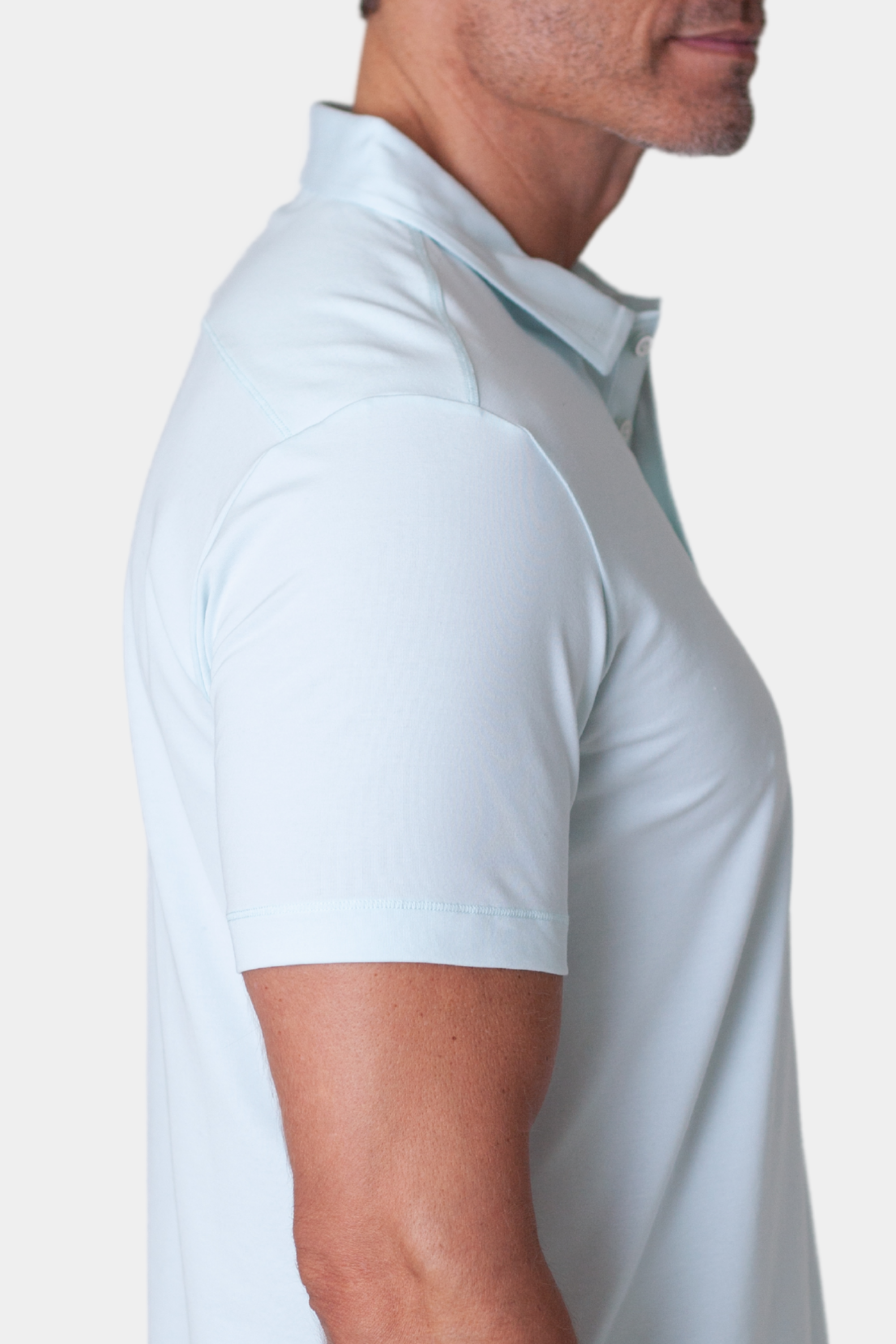 Coolest Polo Tech Shirt - Light Blue