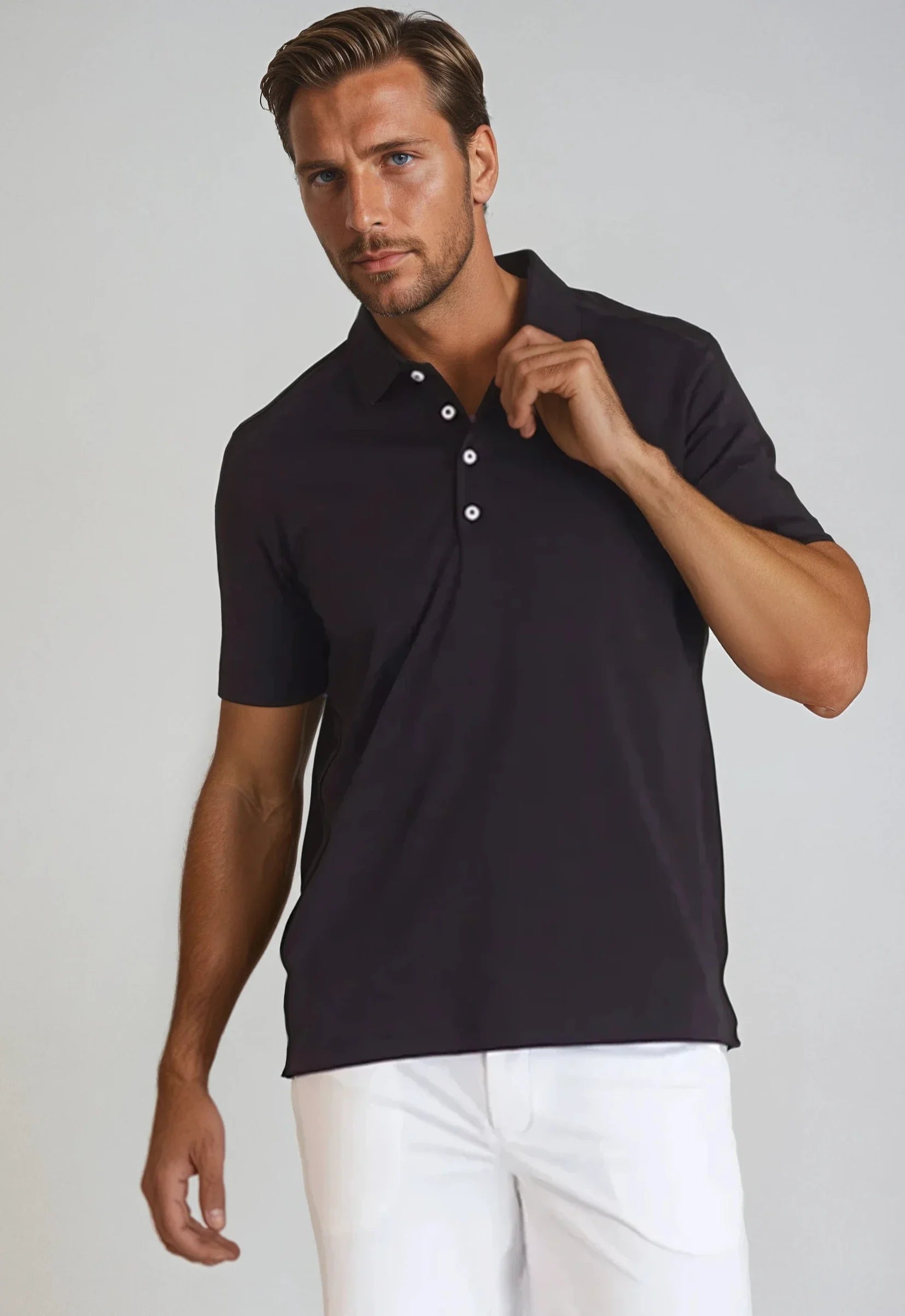Coolest Polo Tech Shirt - Black