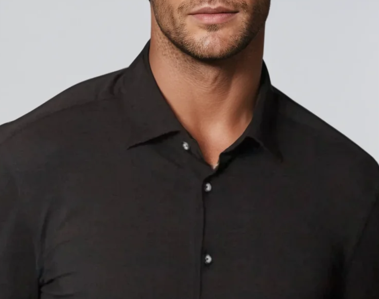 Cinqo 'Single Shot' Long Sleeve Shirt - Black