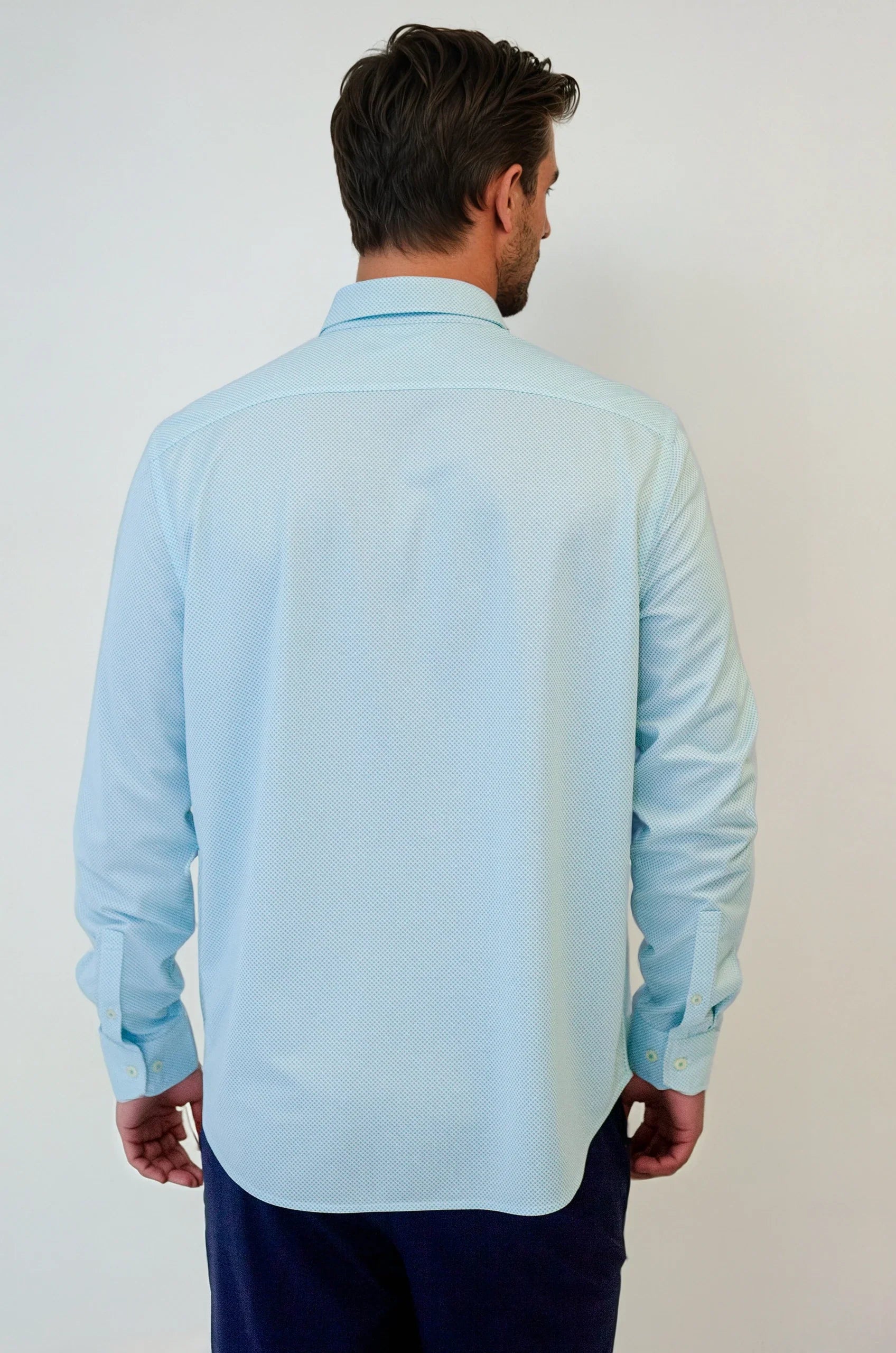 Studio Dot Long Sleeve Tech Shirt - Teal
