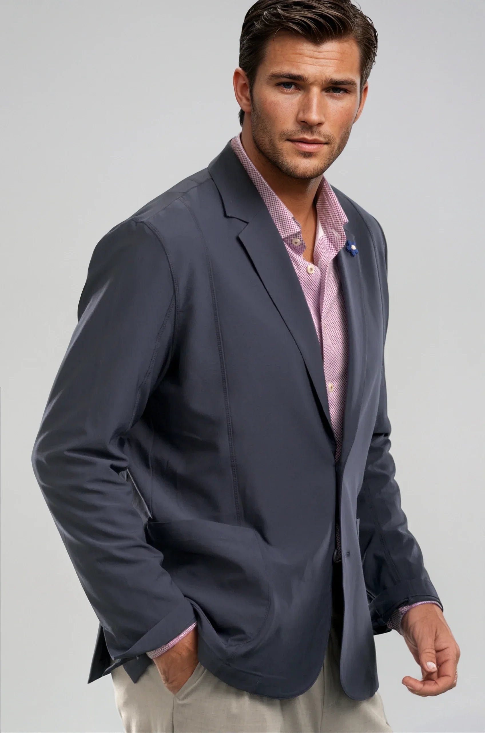 Buki Tech Travel Blazer - Navy