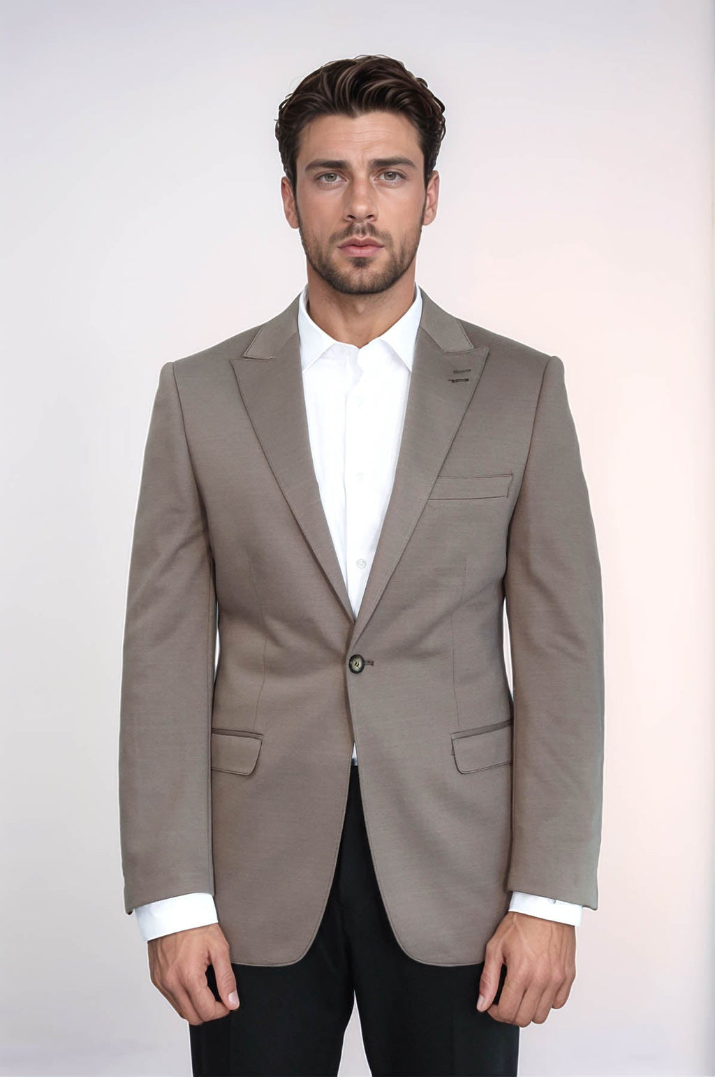 Beige Men's Jacket - Wessi