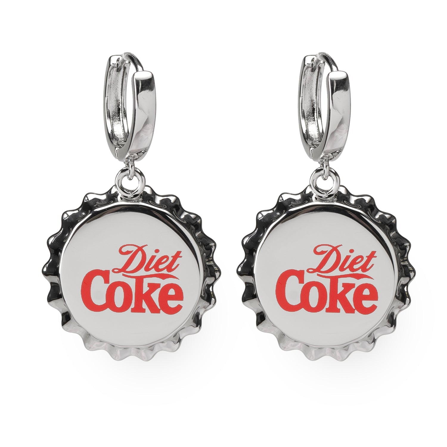 Diet Coke® Bottle Cap Earrings