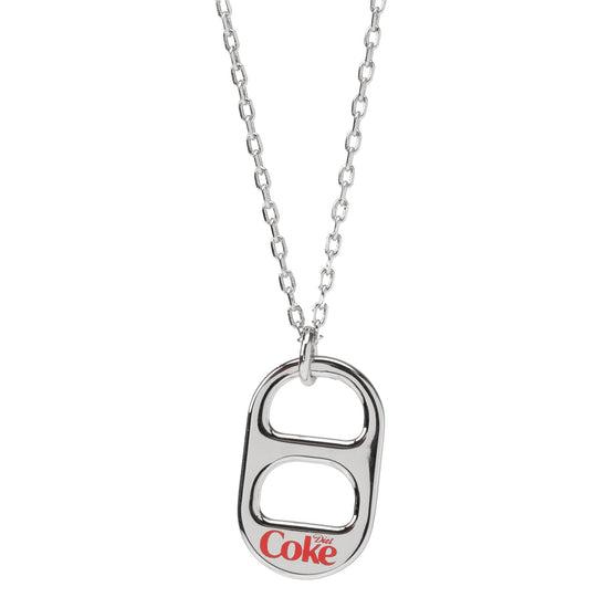 Diet Coke® Tab Silver Necklace
