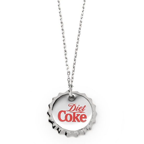 Diet Coke® Bottle Cap Red Necklace