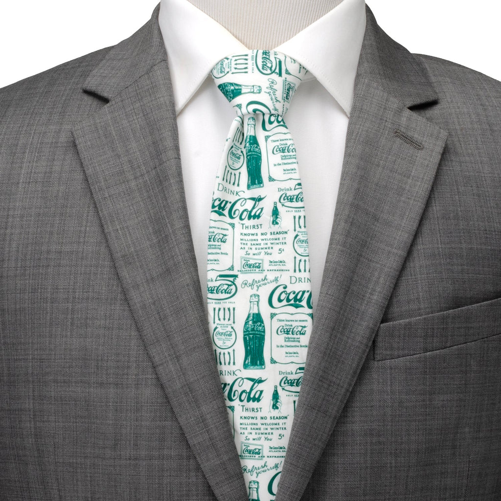 Coca-Cola® Green Bottle Men's Tie