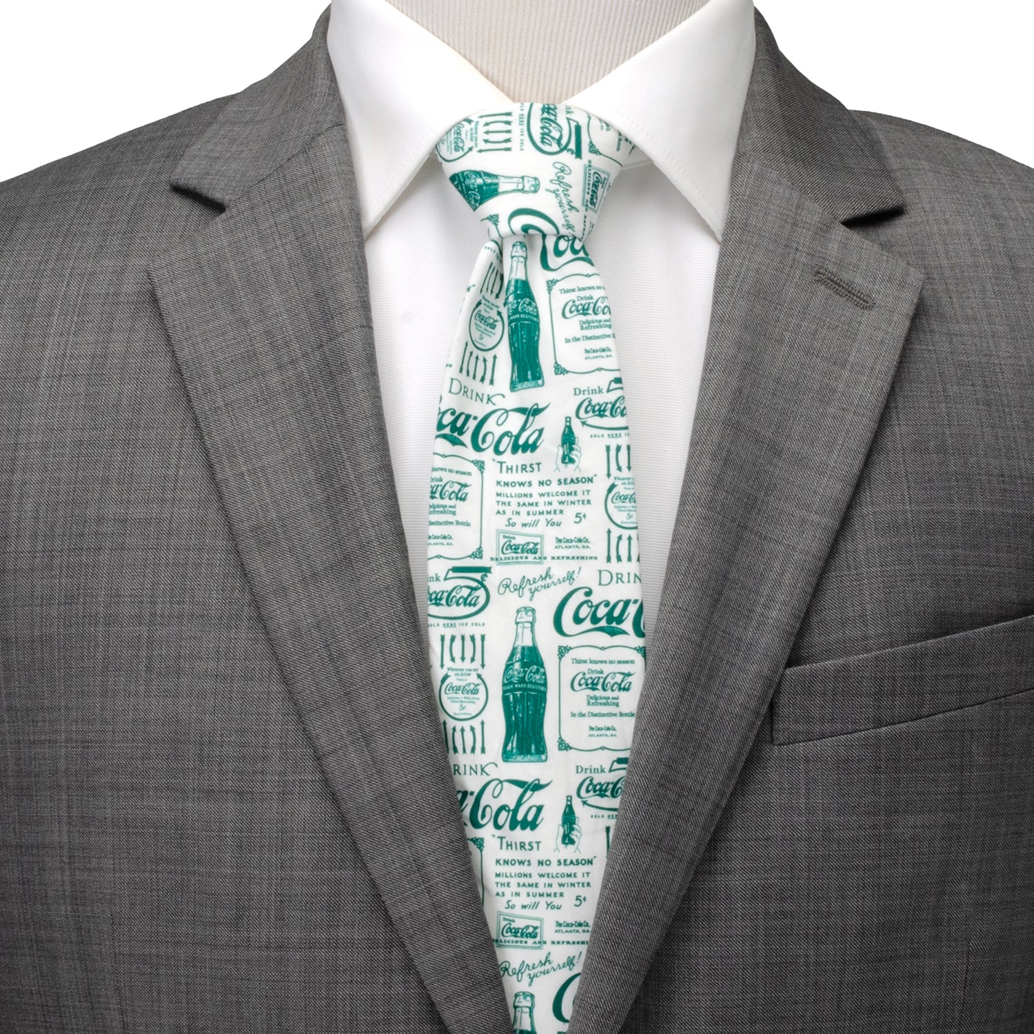 Coca-Cola® Green Bottle Men's Tie