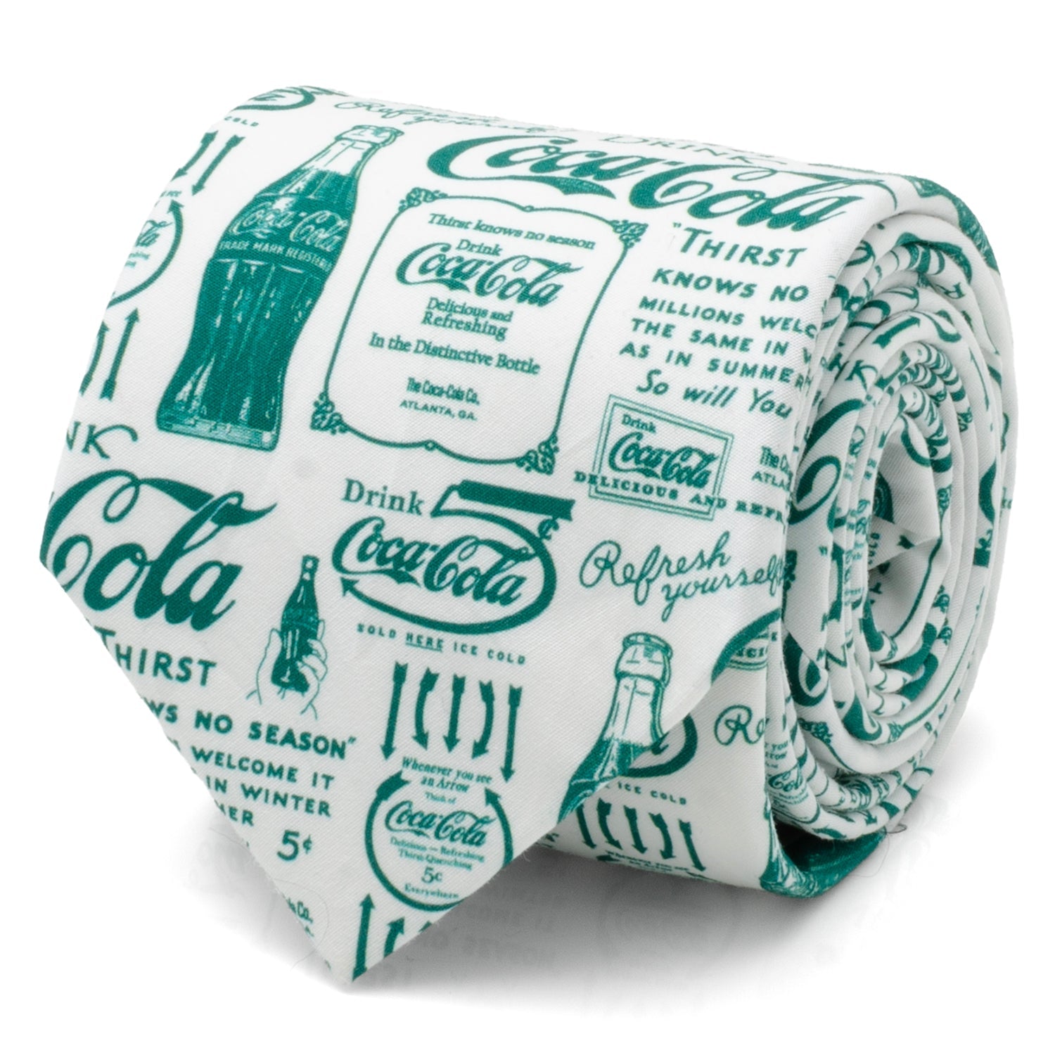 Coca-Cola® Green Bottle Men's Tie