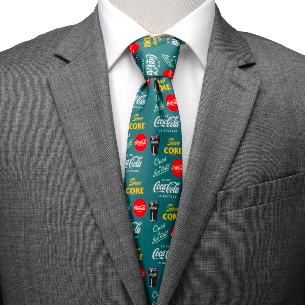 Coca-Cola® Green Men's Tie