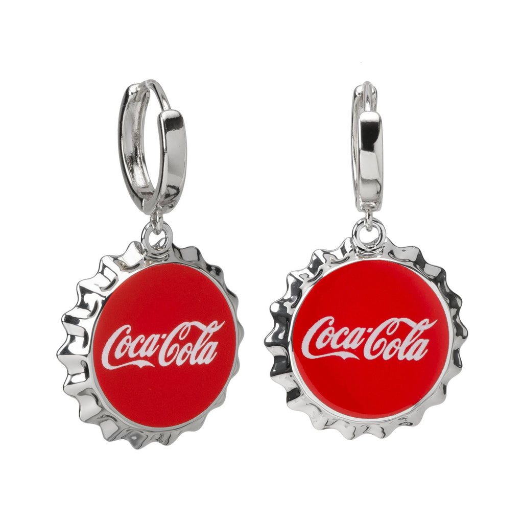 Coca-Cola® Red Bottle Cap Earrings