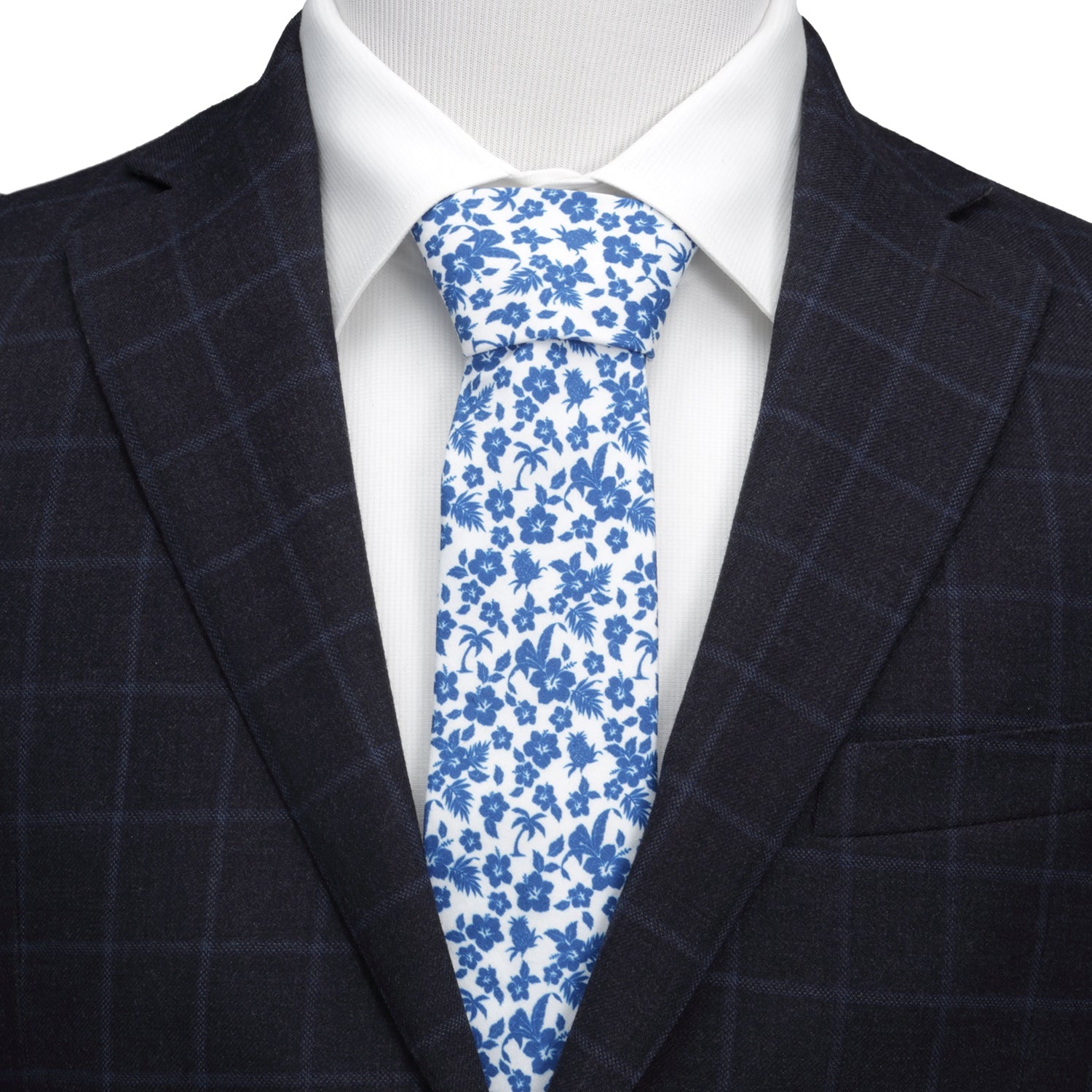 Tropical Blue Men's Tie