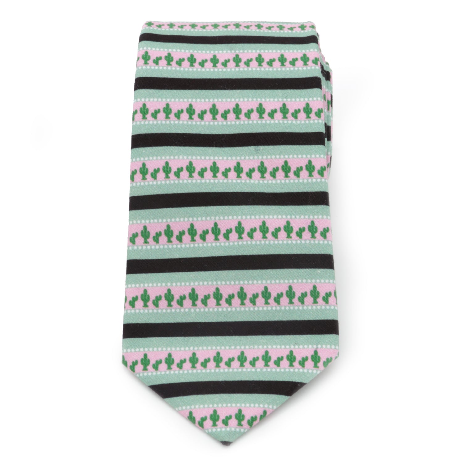 Texas Cactus Stripe Sage Men's Tie