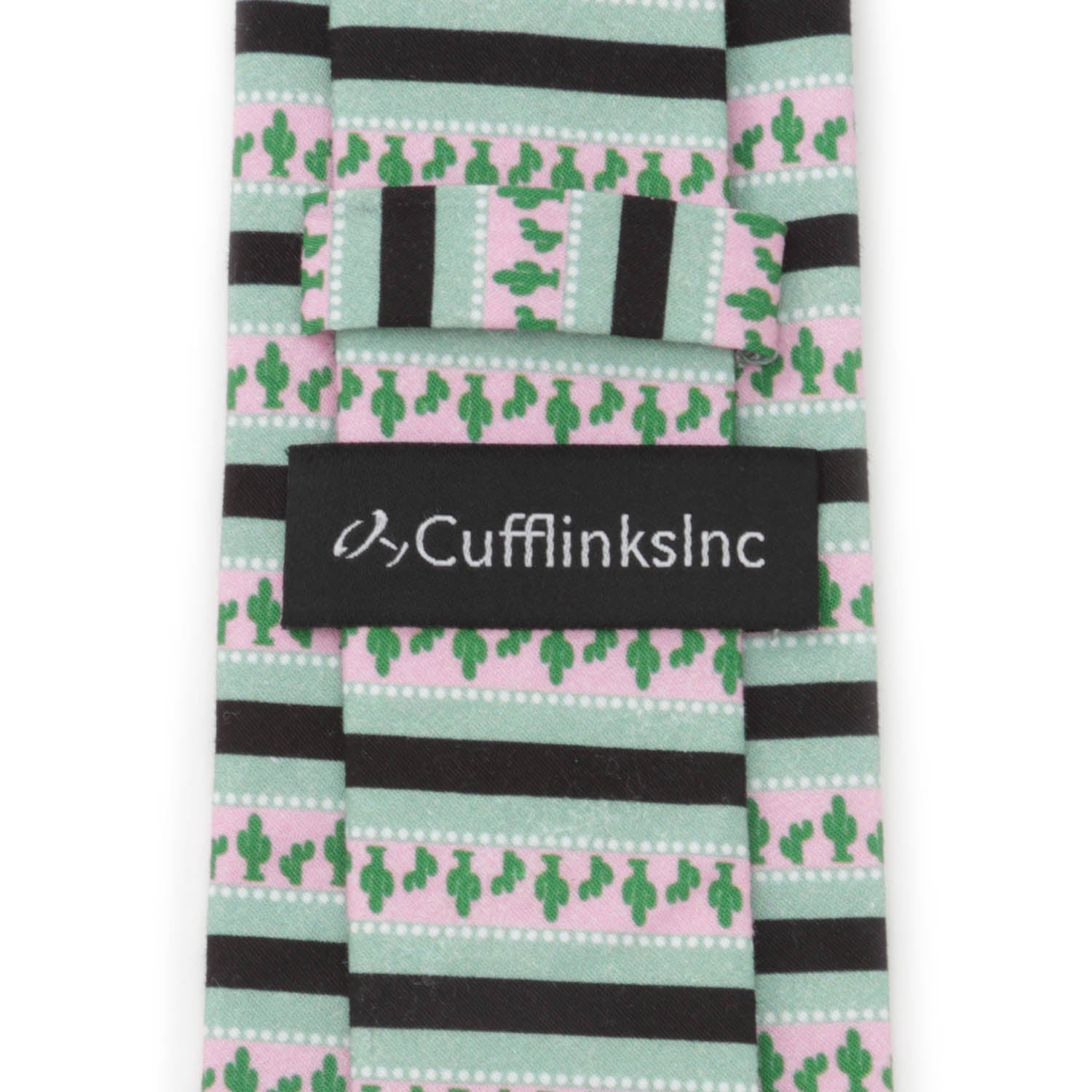 Texas Cactus Stripe Sage Men's Tie