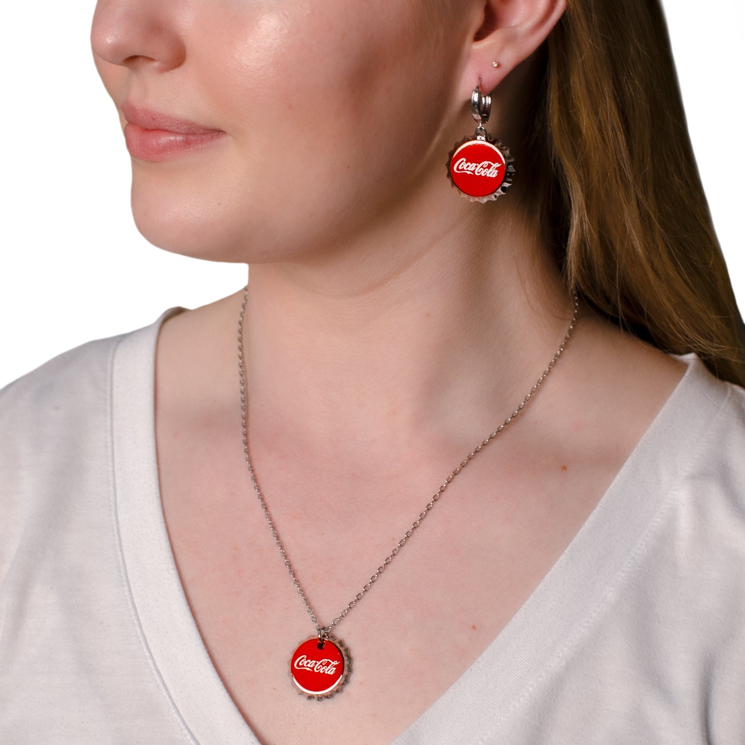 Coca-Cola® Red Bottle Cap Necklace