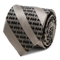 DC Batman Black Pinstripe Tie