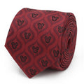 Disney Mickey Mouse Holiday Metallic Black Silk Men's Tie