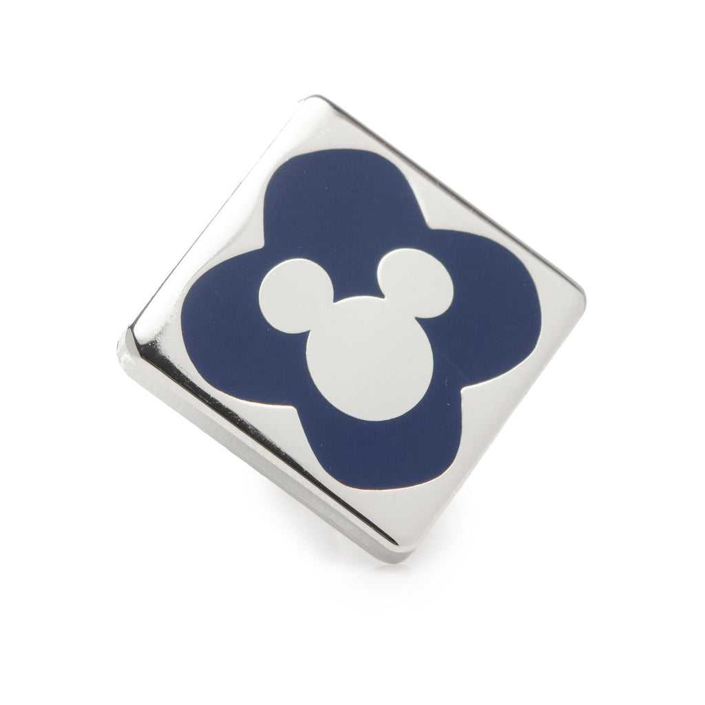 Disney Mickey Mouse Tan Sock & Mickey Lapel Pin Set