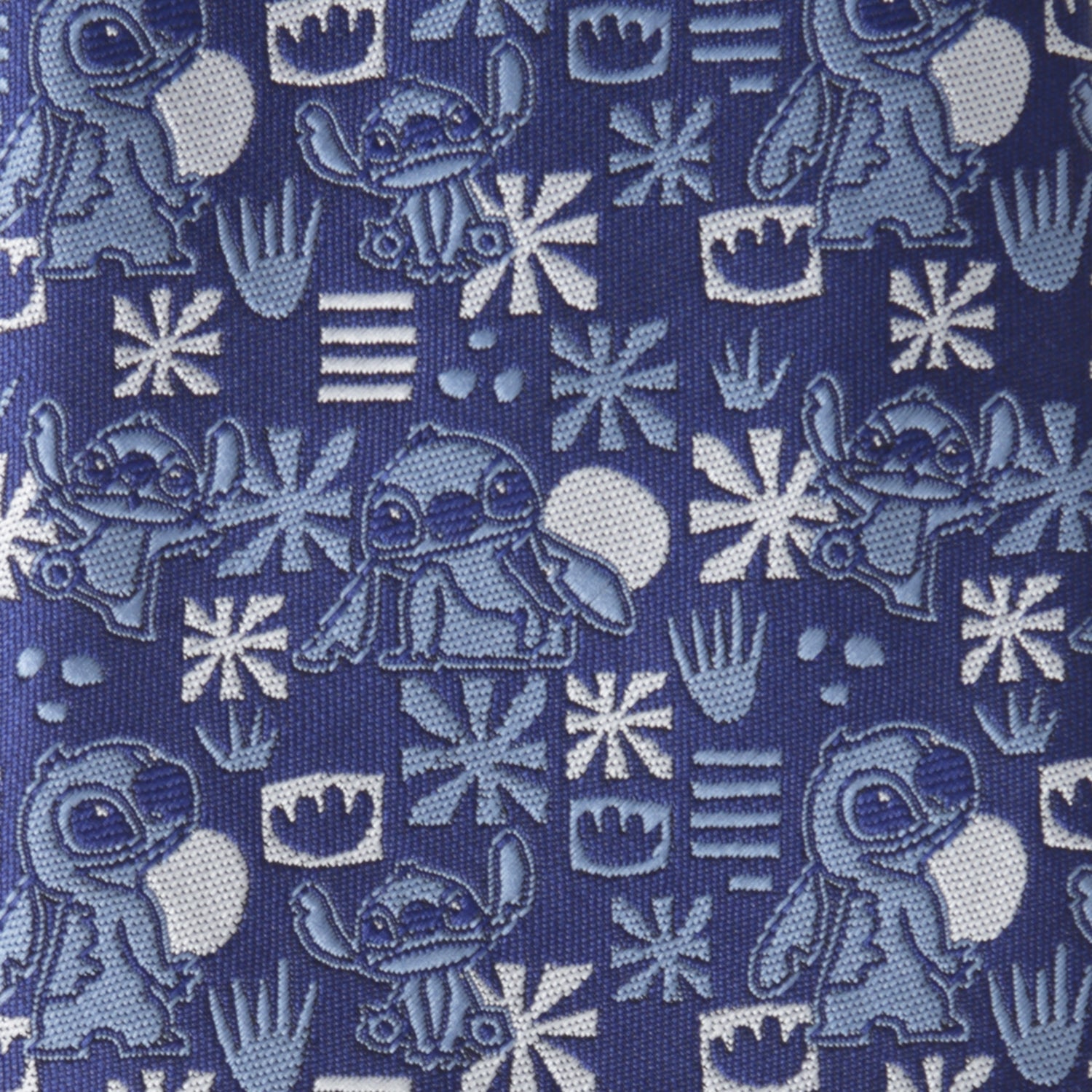 Disney Lilo & Stitch Blue Tropical Men's Tie