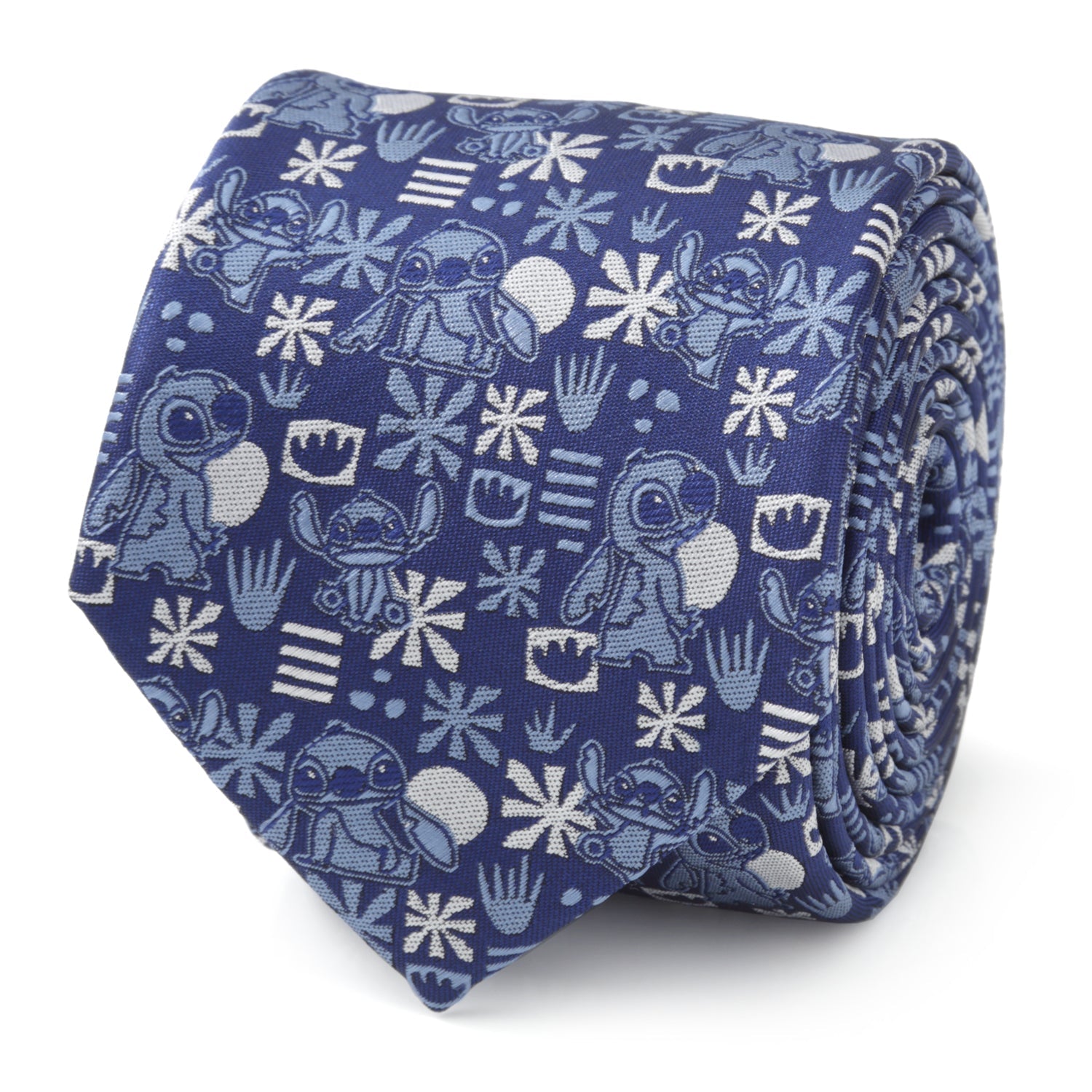 Disney Lilo & Stitch Blue Tropical Men's Tie