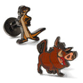 Disney The Lion King Timon & Pumbaa Cufflinks