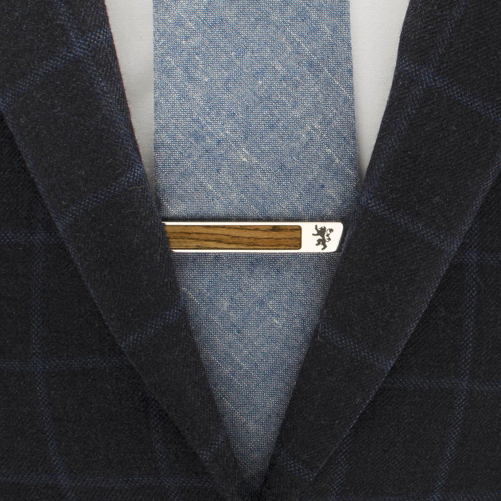 Game of Thrones Lannister Inlaid Wood Tie Clip
