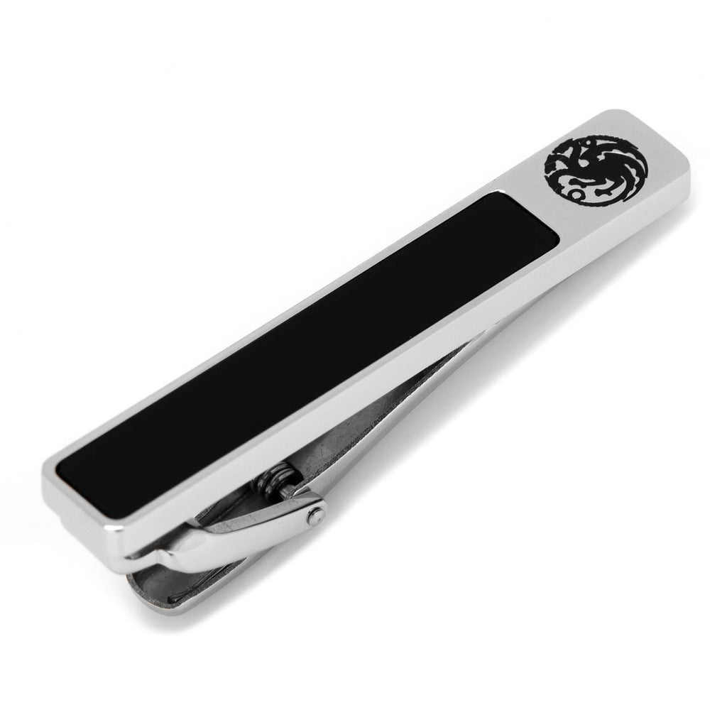 Game of Thrones Targaryen Onyx Tie Clip