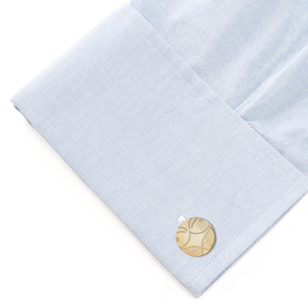 Harry Potter Golden Snitch Hidden Deathly Hallows Locket Cufflinks