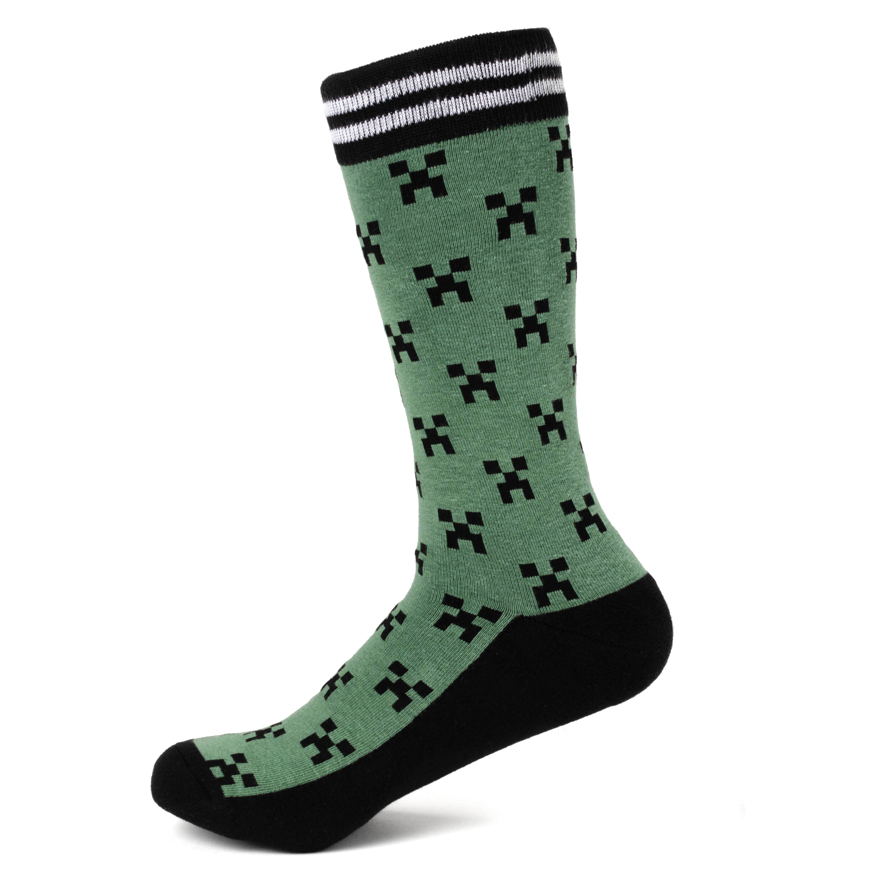Minecraft Creeper Men's Sock Set ' 3 Pairs