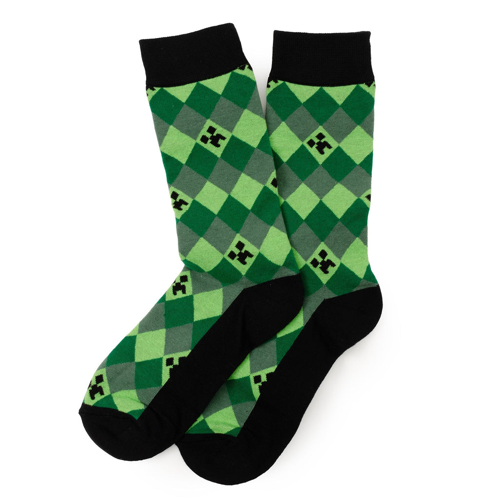 Minecraft Creeper Men's Sock Set ' 3 Pairs