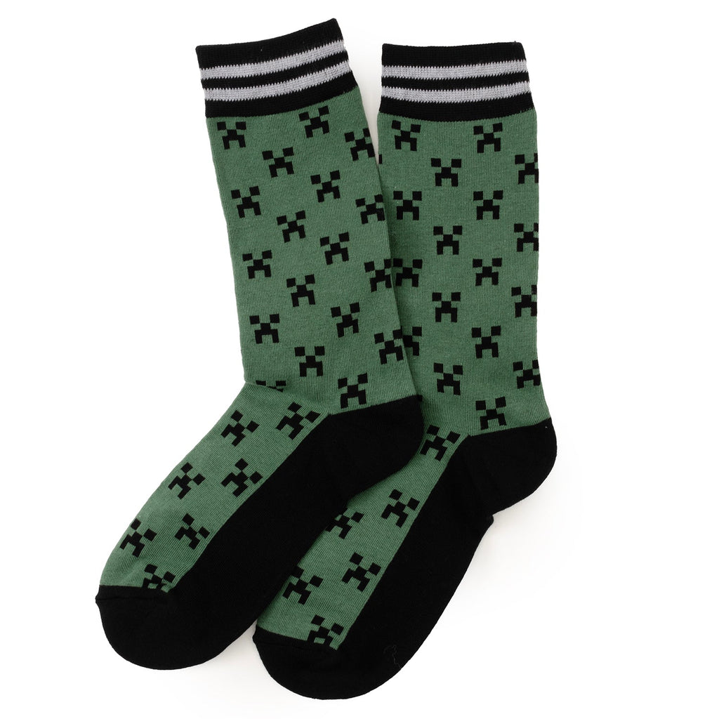 Minecraft Creeper Men's Sock Set ' 3 Pairs