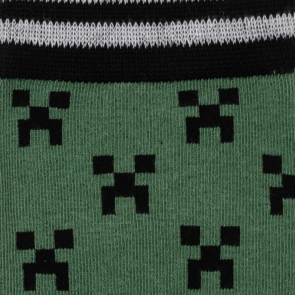 Minecraft Creeper Men's Sock Set ' 3 Pairs