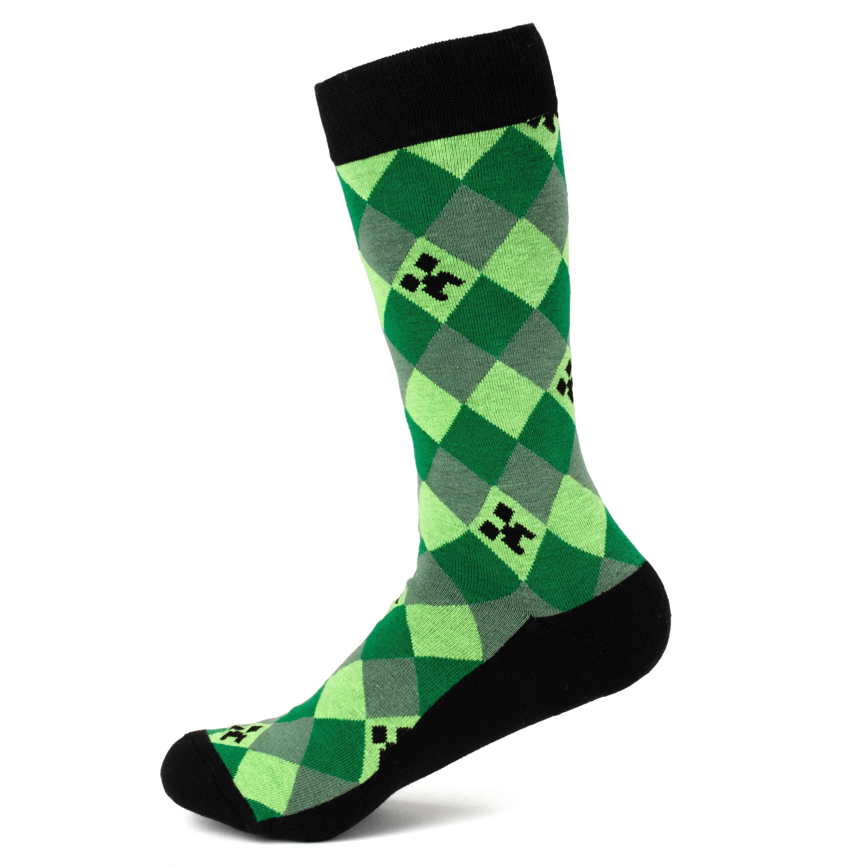 Minecraft Creeper Men's Sock Set ' 3 Pairs