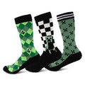 Minecraft Creeper Men's Sock Set ' 3 Pairs