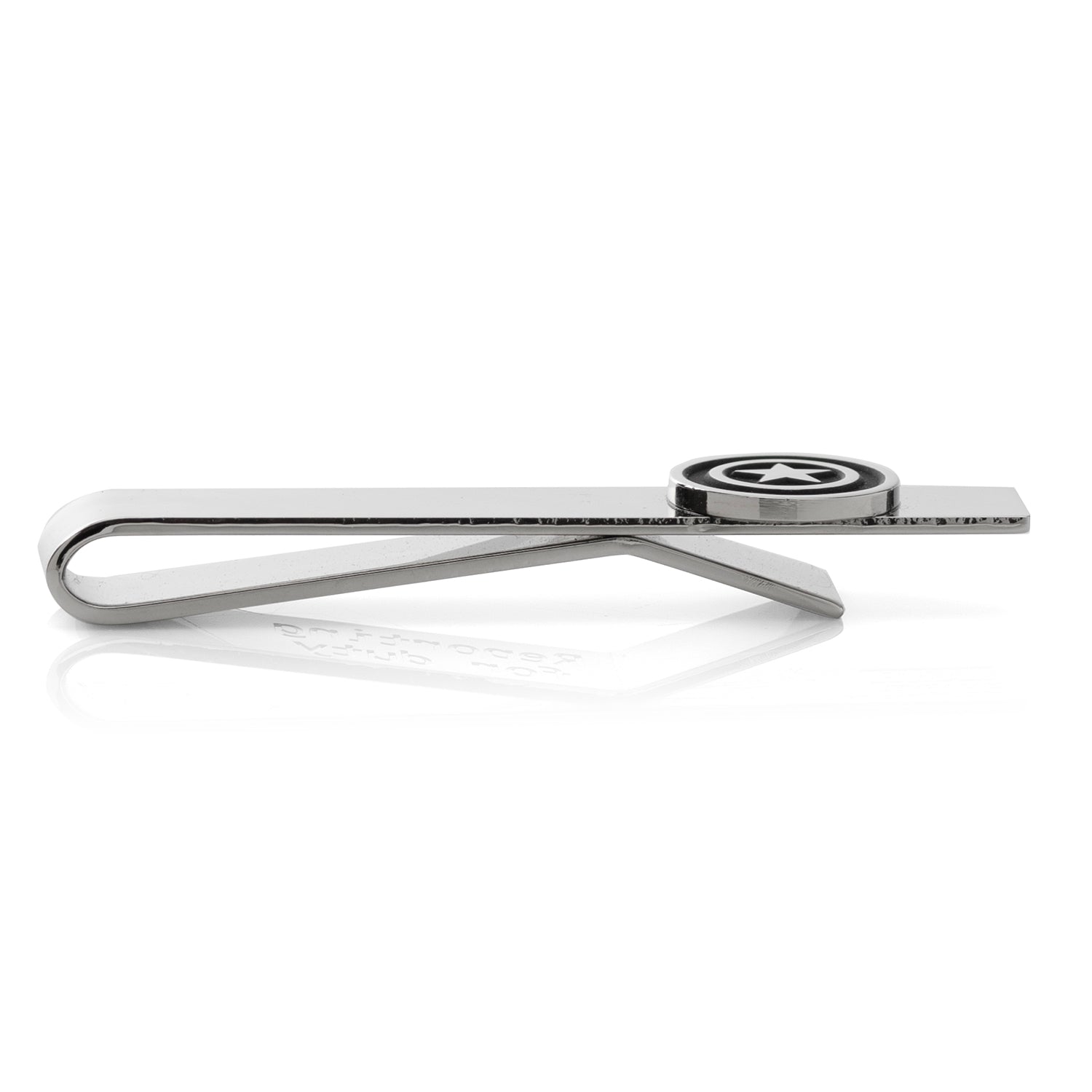 Marvel Captain America Silver Hidden Message Tie Bar