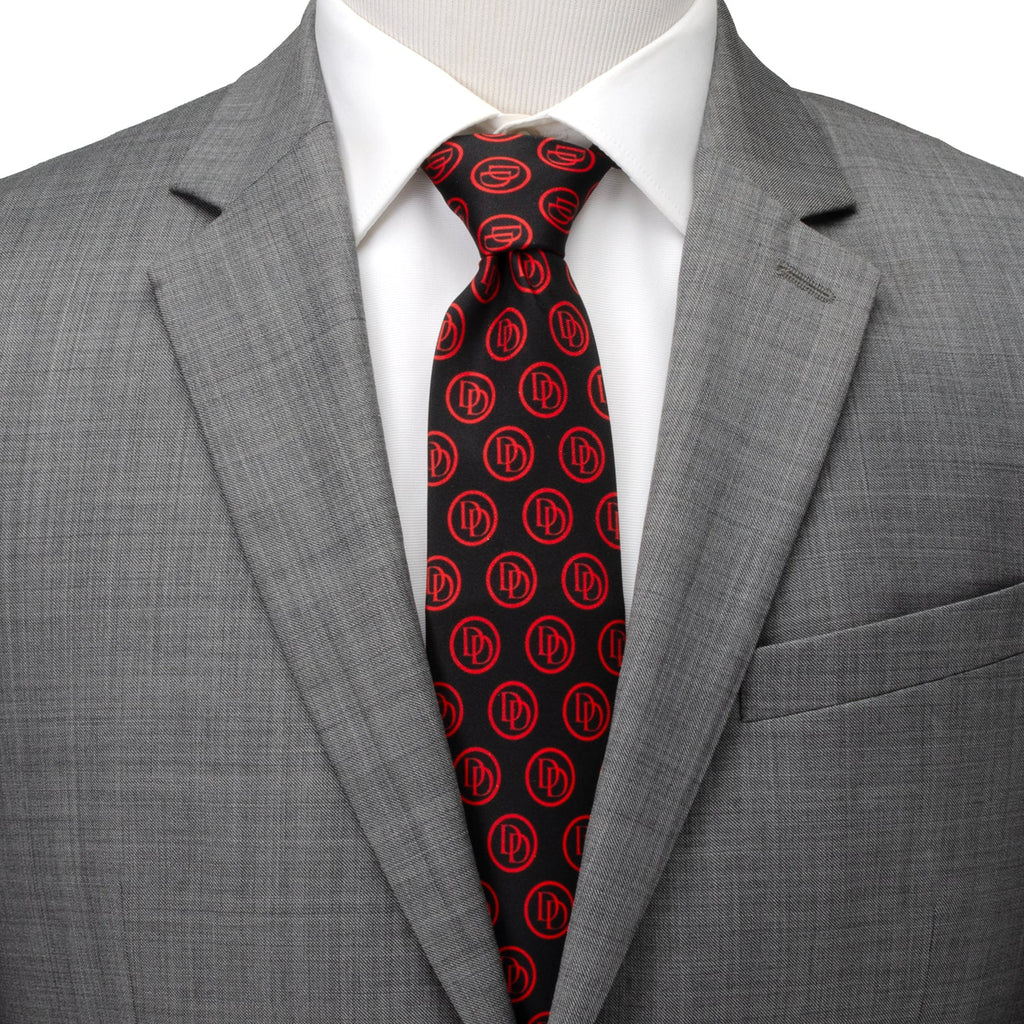 Marvel Daredevil Men's Black Tie