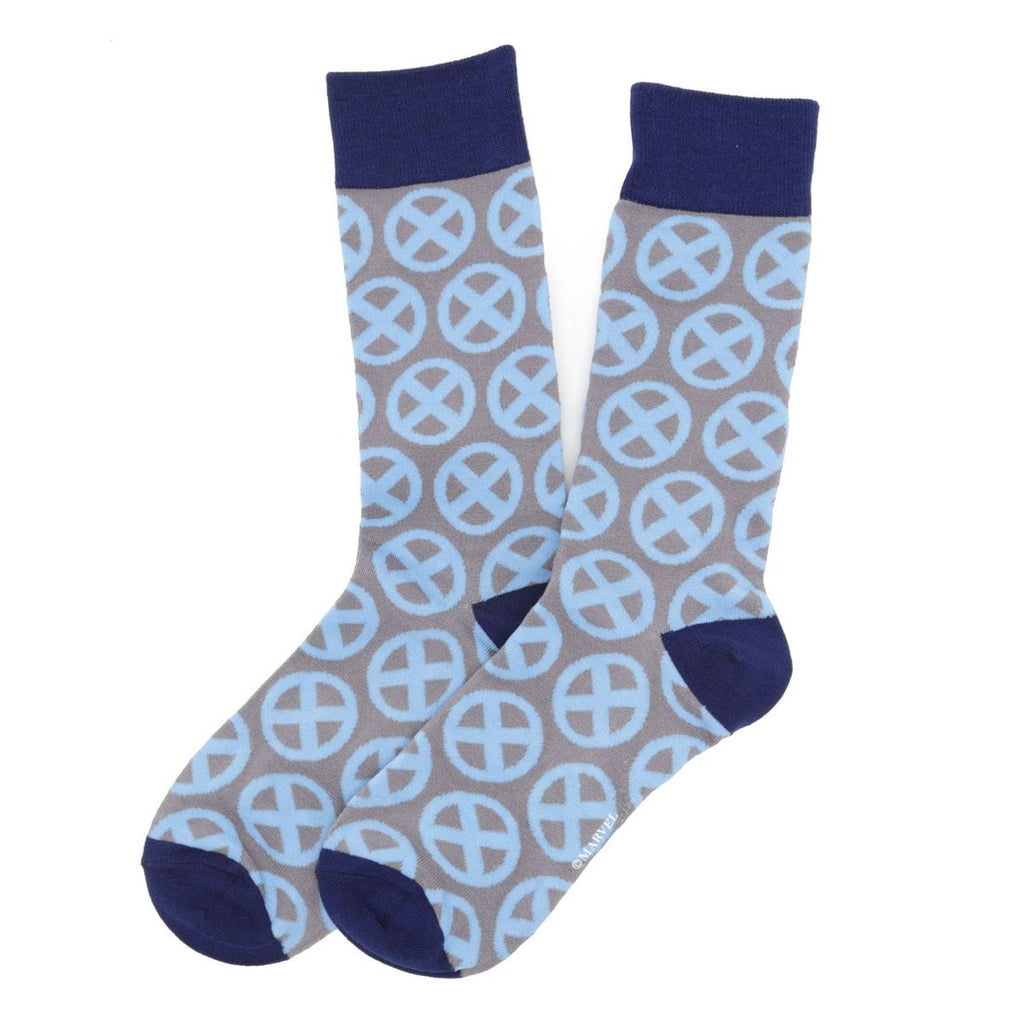 Marvel X-Men Socks 3 Pack with Lapel Pin Gift Set
