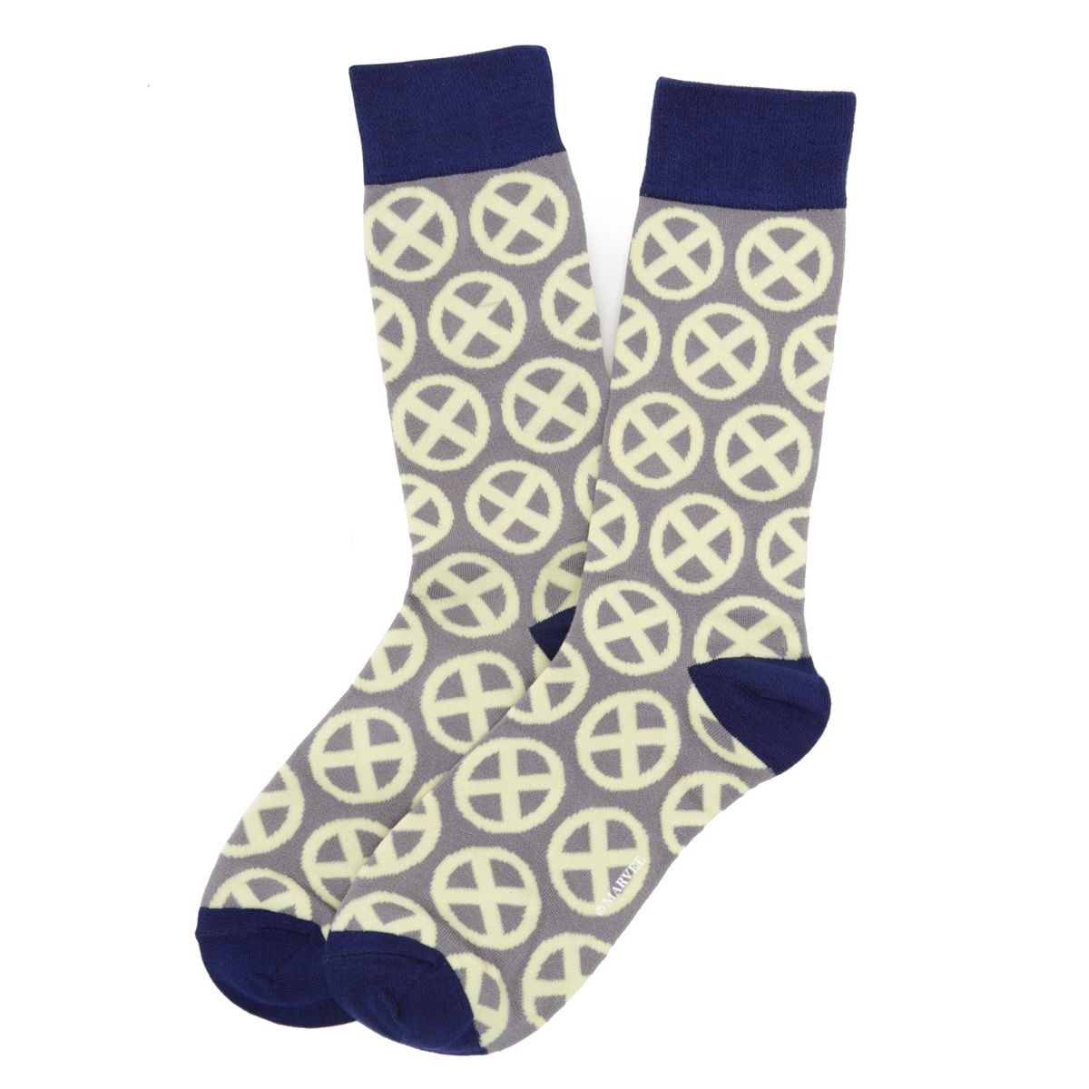 Marvel X-Men Socks 3 Pack with Lapel Pin Gift Set