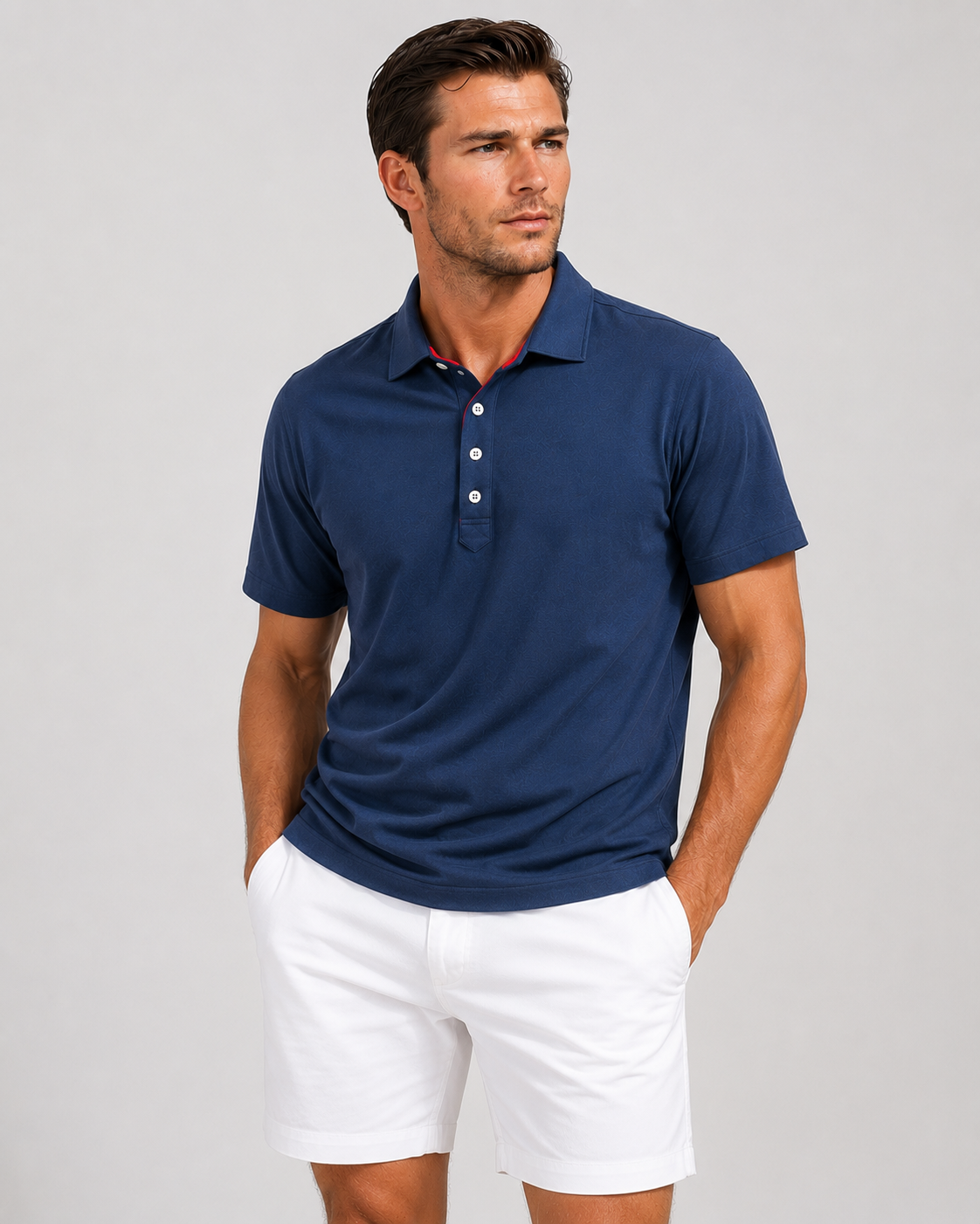 Buki Cinqo Polo 4-Pack - Navy/White/Julep/Blue