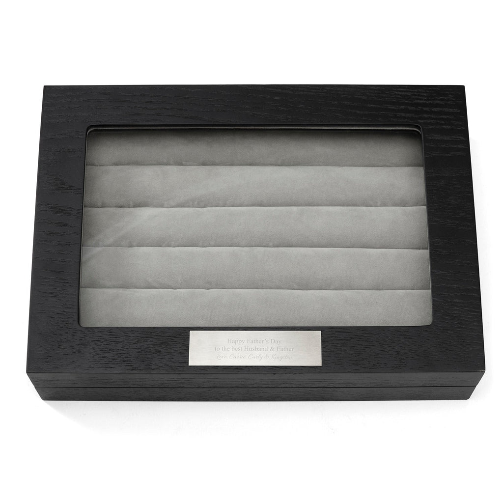Onyx Cufflinks Collector's Case - 36 pairs
