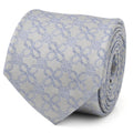 Gray Blue Art Deco Men's Tie