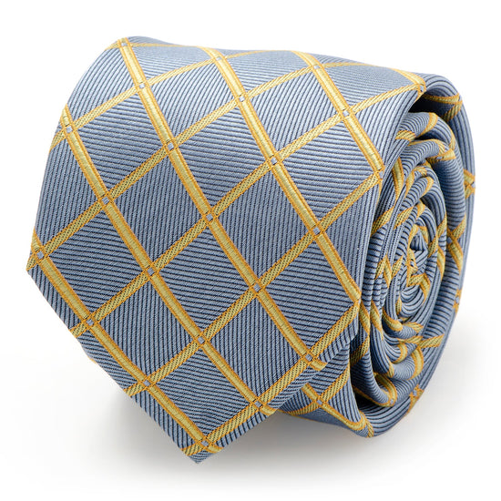 The Edward Tie (Gold Check Men&