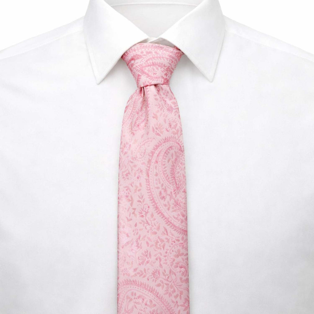 Blush Paisley Men's Tie