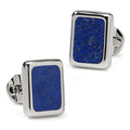 Sterling Silver and Lapis JFK Presidential Cufflinks