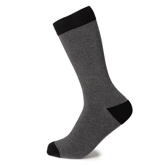 Striped Gray Black Men&